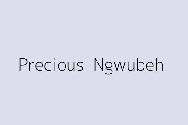 Precious  Ngwubeh 